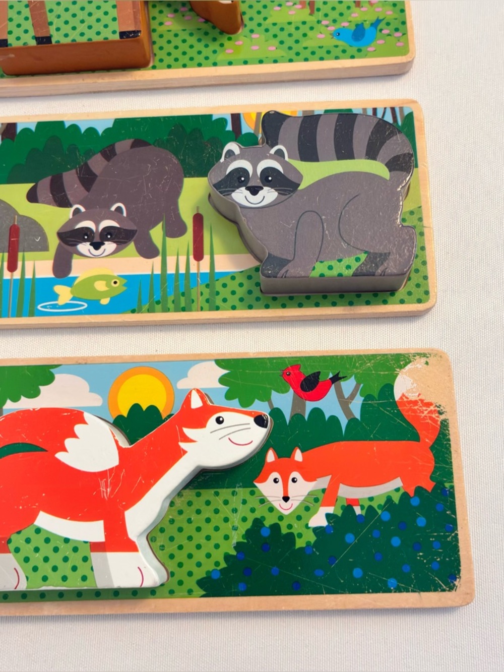 Melissa & Doug Animal Picture Boards Reversible Farm Ocean Jungle Forest - Picture 8 of 12